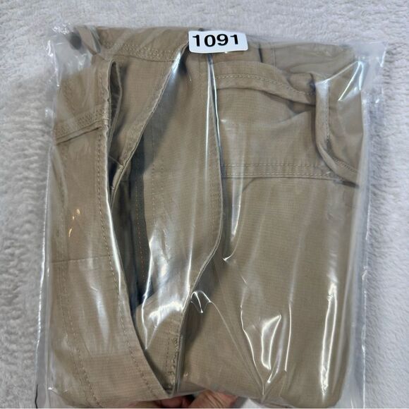 L.L. BEAN Cargo Pants Natural Fit Ripstop‎ Tan Style 503739 Men’s 44x32 - Picture 5 of 5